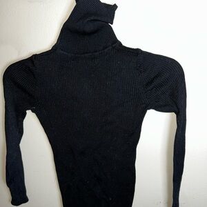 Streetwear Society Midnight Black Turtleneck Sweater